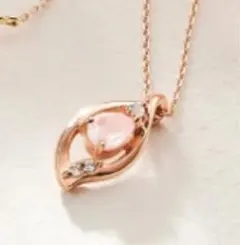 EAU DOUCE 4℃ 桜　ネックレス ピンクゴールドカラーのサムネイル