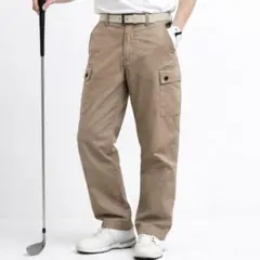 OAKLEY オークリー ゴルフウェア ゴルフパンツ L メンズ ベージュ