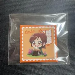 進撃の巨人 ニジゲンノモリ サシャ キューブ型缶バッジ1点