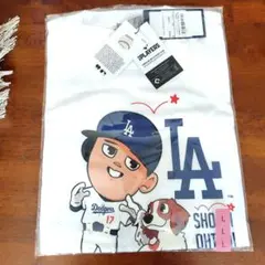 MLB　大谷翔平✕デコピン Tシャツ　 Lサイズ