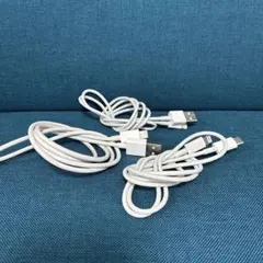 Lightningケーブル アイホン14 3本セット ホワイト