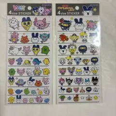 たまごっち 4サイズステッカー 2枚セット
