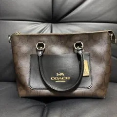 COACH コーチ シグネチャー PVC レザー トートバッグのサムネイル