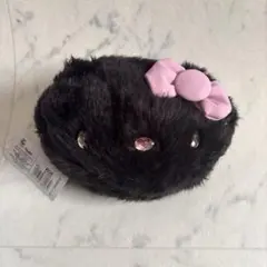 Hello Kitty クッション ぬいぐるみ ブラック ピンク - メルカリ