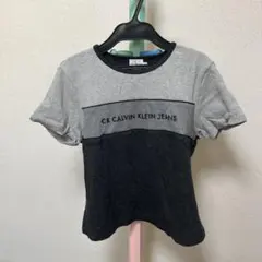CK CALVIN KLEIN JEANS Tシャツ グレー/ブラック