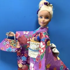 No.77 バービー人形の着物・浴衣・服・着せ替え・ハンドメイド - メルカリ