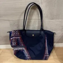 【美品】パリ限定 ロンシャン プリアージュ エッフェル塔 120周年