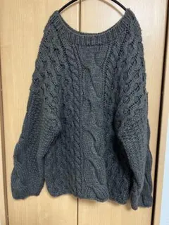 FRAY I.D ケーブル編みニット