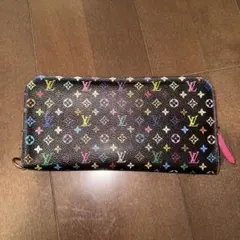 Louis Vuitton モノグラム・マルチカラー 二つ折り財布　正規品