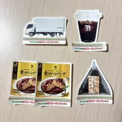 非売品▪️セブンイレブンの日オリジナル ステッカー　全4種　5枚セットのサムネイル