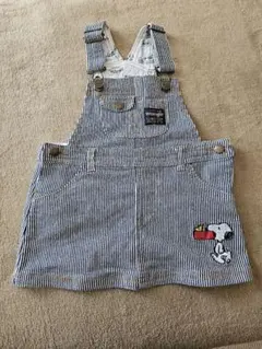 gigar スヌーピー刺繍オーバーオール 90
