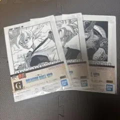 一番くじ　ドラゴンボール　40th G賞コミックスクリアファイルセット　3種