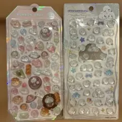 【国内正規品】ボンボンドロップシール　プチドロップステッカー　シマエナガ　2点