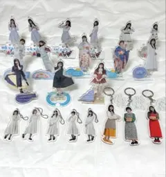 日向坂46 アクリルスタンド/アクリルチャーム 22点　セット販売