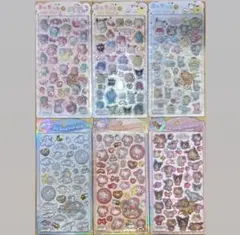 ⭐︎新品⭐︎ サンリオ うるちゅるポップシール 6枚セット①