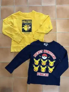 2枚セット　ポケモン トレーナーと長袖　120cm