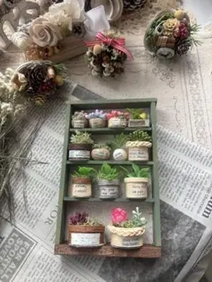 インテリア雑貨　ハンドメイド　ミニチュア　ドールハウス