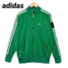 adidas アディダス ロゴ刺繍 スリーライン クラシック トラックジャケット