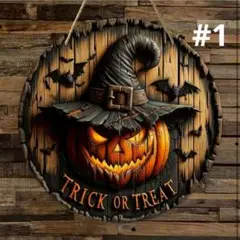 ハロウィン 壁飾り ジャック・オー・ランタン　コウモリ