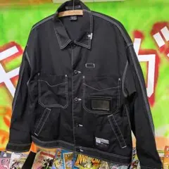 GU ミハラヤスヒロ コラボ ワークジャケット M 黒 ステッチ