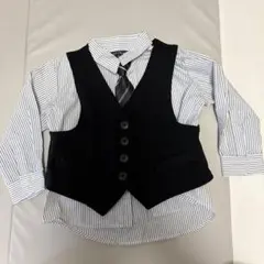 フォーマルスーツ 80cm ストライプ