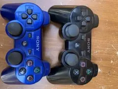 SONY PS3 ワイヤレスコントローラー 青 黒