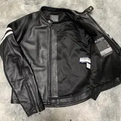 極美品 (L) KADOYA カドヤ レザージャケット バイクウェア ライダースのサムネイル