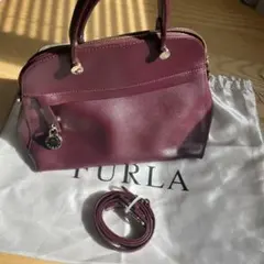 FURLA フルラ パイパー ワインレッド ダークパープル