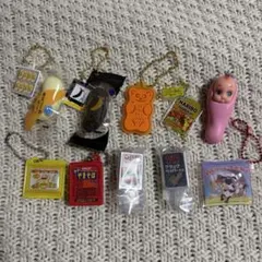 ガチャまとめ売り 食べ物系 10点 ミニチュア キーホルダー
