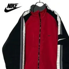 90sヴィンテージUSA古着 NIKEナイキ 肉厚ブルゾン リバーシブル M 赤