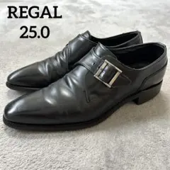 美品 リーガル ダブルモンクストラップ レザー 黒 26.0 14GR - メルカリ