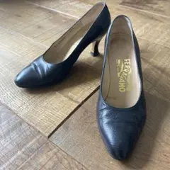 サルヴァトーレフェラガモ Ferragamo パンプス サイズ5C ブラック