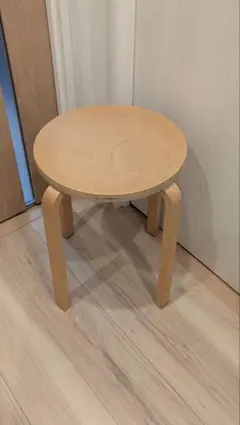 【希少】IKEA FROSTA フロスタ スツール 木製 丸椅子 人気定番 廃盤のサムネイル