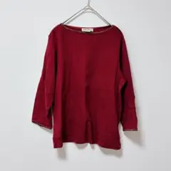 エディーバウアー【M】長袖Tシャツ/コットン100% 春秋 ラメ糸 キレイめのサムネイル