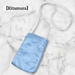 【Kitamura】キタムラ ショルダーバッグ サコッシュ ライトブルー