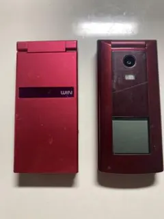 ★本日特価 au ガラケー2台TOSHIBA W53T KYOCERA K004のサムネイル