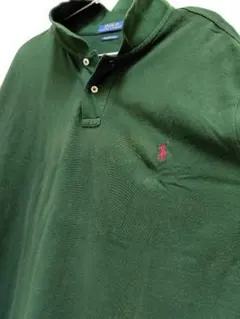 【タイムSALE】RALPH LAUREN 半袖ポロシャツ グリーンXXLのサムネイル