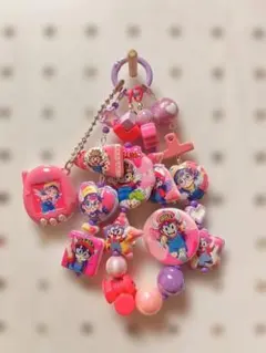 アラレちゃん　ジャラジャラキーホルダー