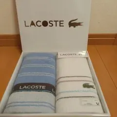 LACOSTE フェイスタオル2枚セット