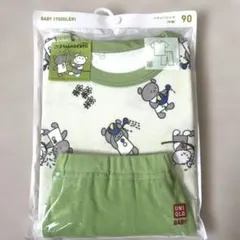 【新品未開封 】ユニクロ ベビー　半袖　ドライパジャマ こぐまちゃん 90cm