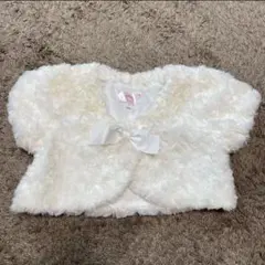 motherways マザウェイズ ファーボレロ　カーディガン　半袖　97cm