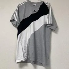 adidas グレー/ホワイト/ブラック Tシャツ