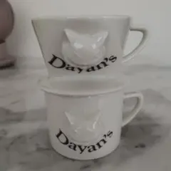 わちふぃーるど ダヤン コーヒードリッパー マグカップセット陶器 磁器 未使用