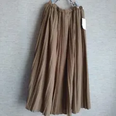 新品samansa mos2☆秋冬スカートタグ付き　マロンカラー