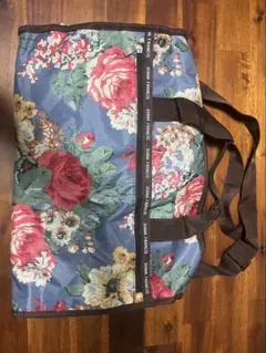 Diana Francis花柄キャンバス トートバッグ