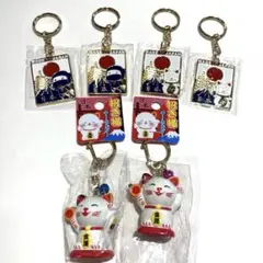 日本モチーフキーホルダー6点セット
