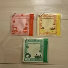 にっこりーノ×サンリオキャラクターズ　ミニポーチチャーム　3点セット