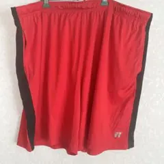 ラッセル ライン パンツ ワイド裾 3XL ゆったり 赤黒 ポリエステル 運動のサムネイル
