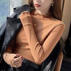 ミニミニストアパイピングトップス ヒートインナー微起毛フリース