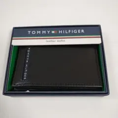 TOMMY HILFIGER レザー カードケース ブラック
